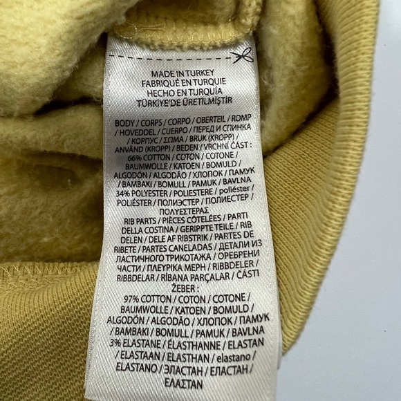 Polo Ralph Lauren Sweatshirt Boys Size 5 Yellow Fleece Polo Bear Crewneck Preppy - Picture 5 of 8